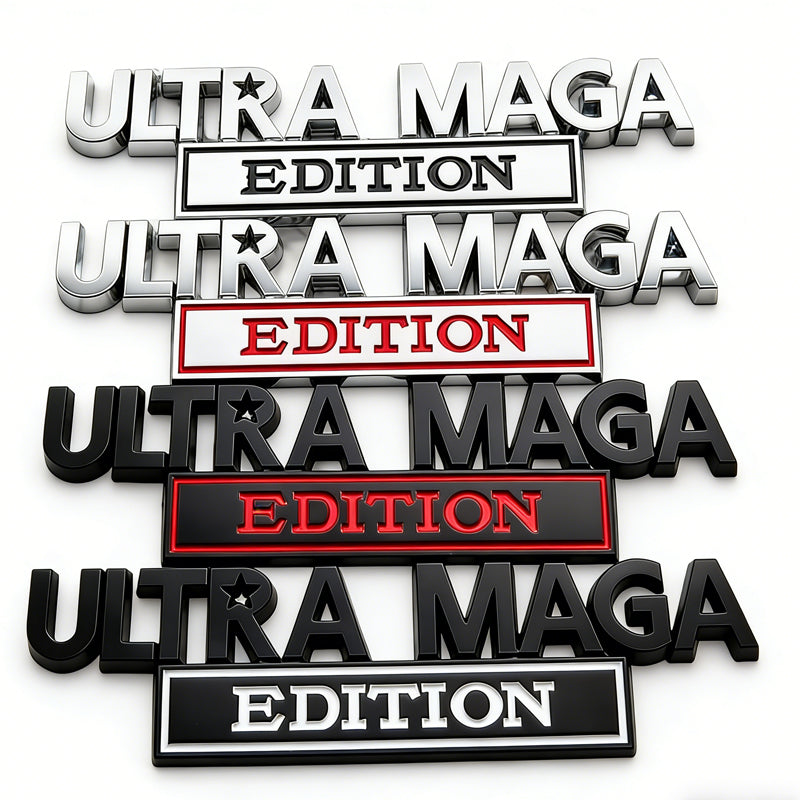 2pcs Ultra MAGA Edition Emblems