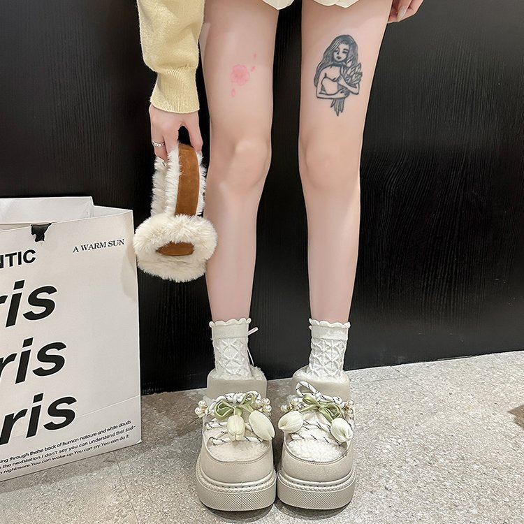 Platform Crisscross Straps Arrivée pour l'automne et l'hiver