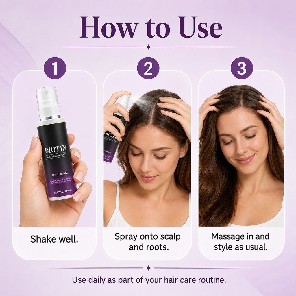 Vaporisateur de soins capillaires Biotin
