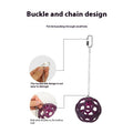 Plastic Gnawing Molar Chewing Soulagement Stuffy perroquet suspension boule de cloche