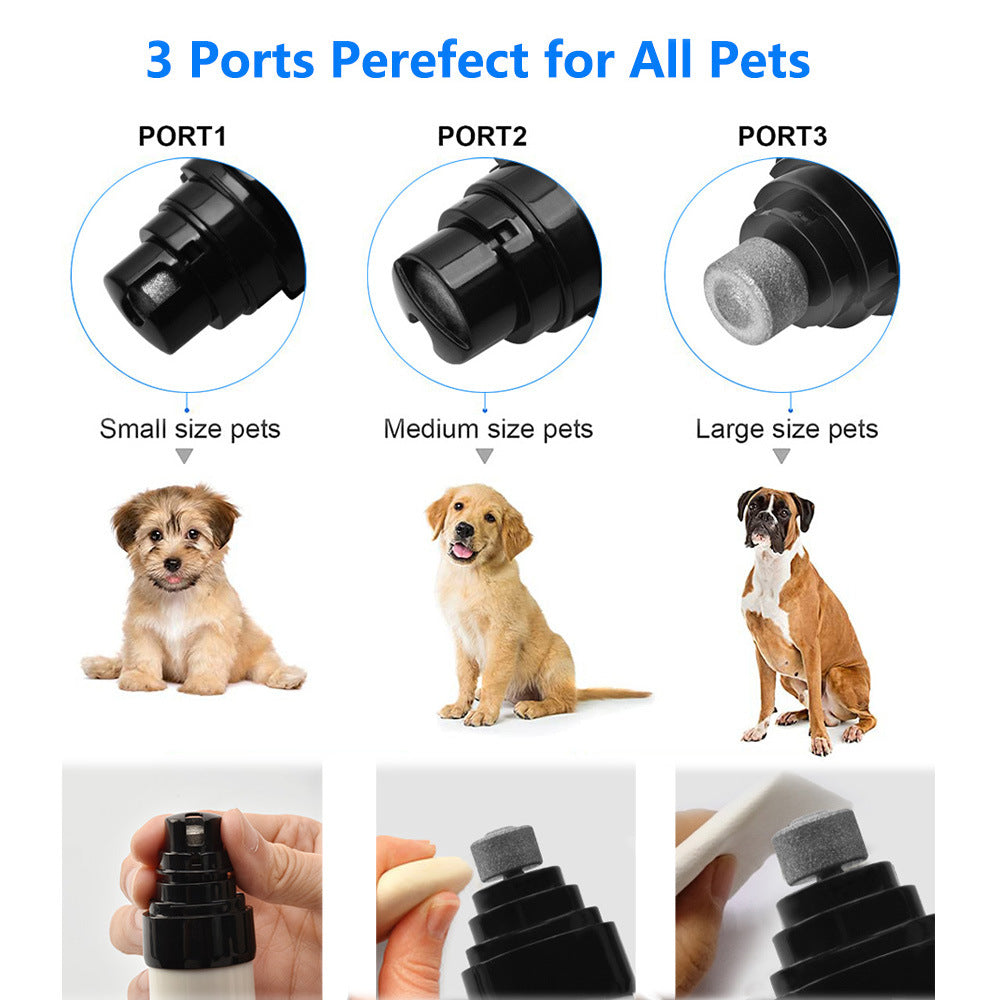 Clippers de chien électrique Clippers Grinders rechargeable USB charge Pet calme Chat Paws Nail Groo