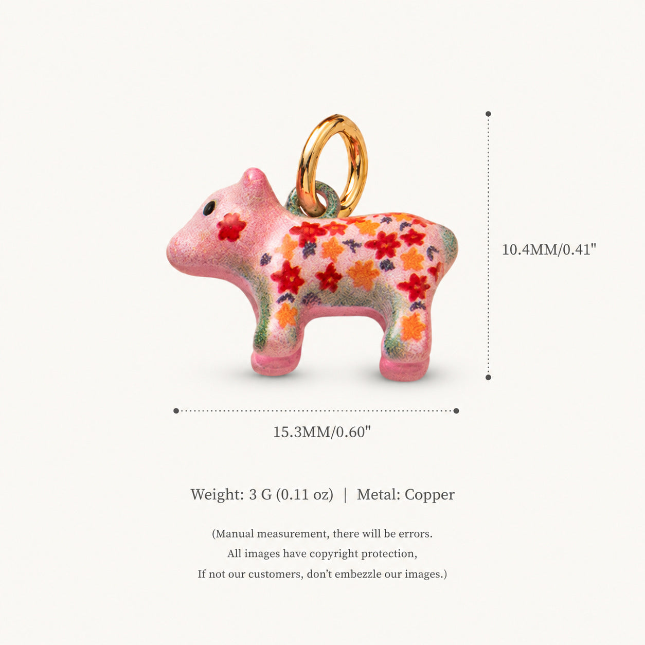 Collier pendentif de lapin animal mignon