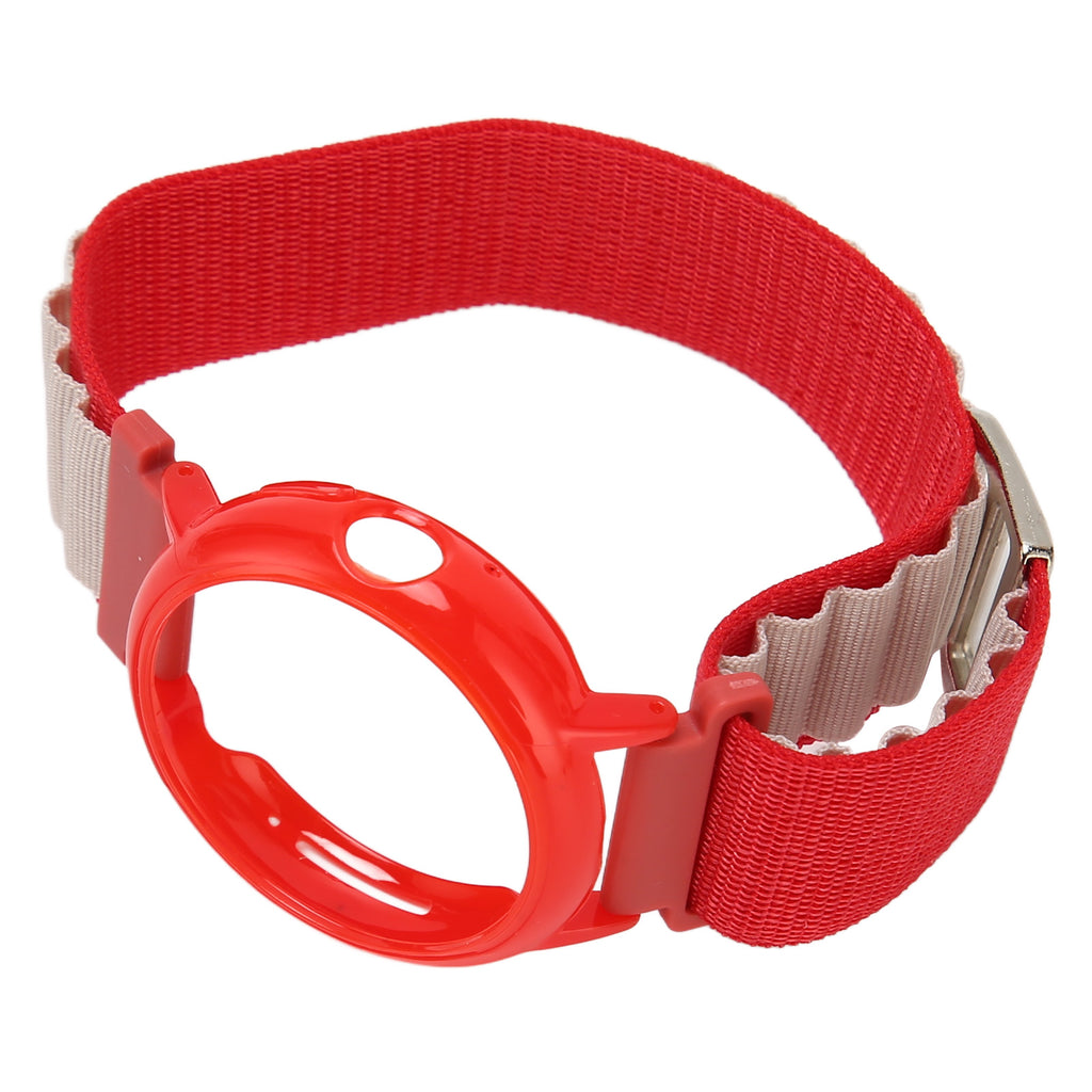 Bracelet stretch Nylon Woven Loop Watch avec boîtier de protection en plastique pour goog