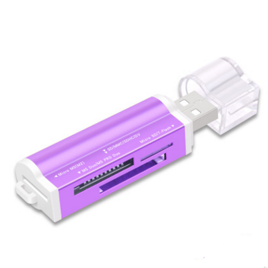 Multi en un lecteur de carte Mini polyvalent SDTF Caméra de téléphone portable Carte mémoire USB universelle