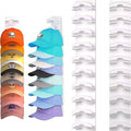 Baseball Cap Rangement Rack mural sans punch