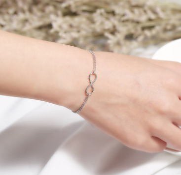 Bijoux Infinity Sets Collier Boucle d'oreille Bracelet