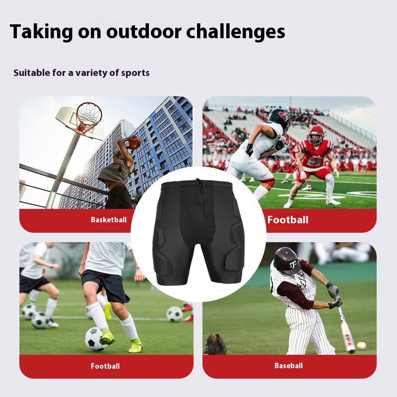 Short de protection de basketball pour les hommes Honeycomb Anti-collision Short sportif