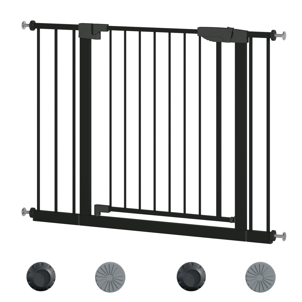 29,5-45,3" Wide Baby Gate avec protecteur mural pour escaliers