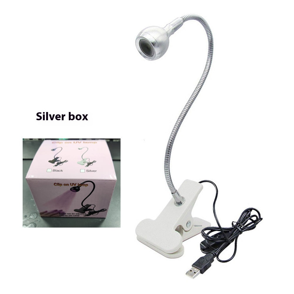 Lampe Gooseneck lampe de table USB avec clou de pince de colle UV polonaise