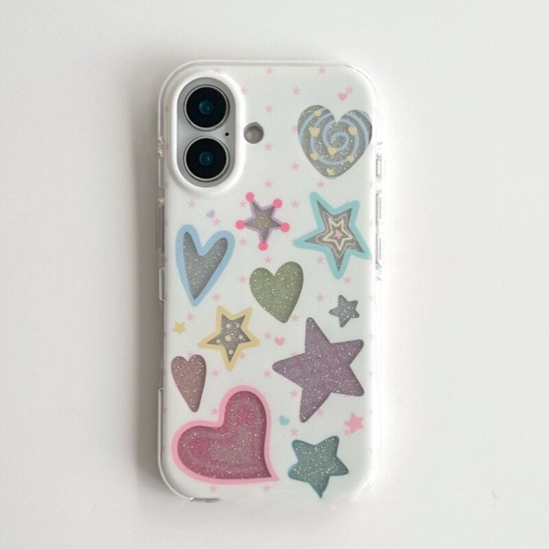 Love Star Mode Cas téléphonique personnalisé