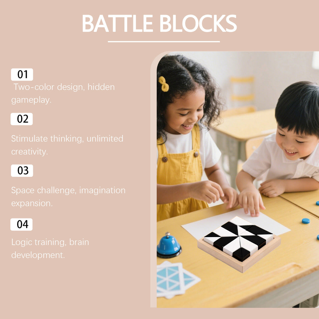 Puzzle de blocs cachés DOWMOO - Développement logique de la pensée des enfants