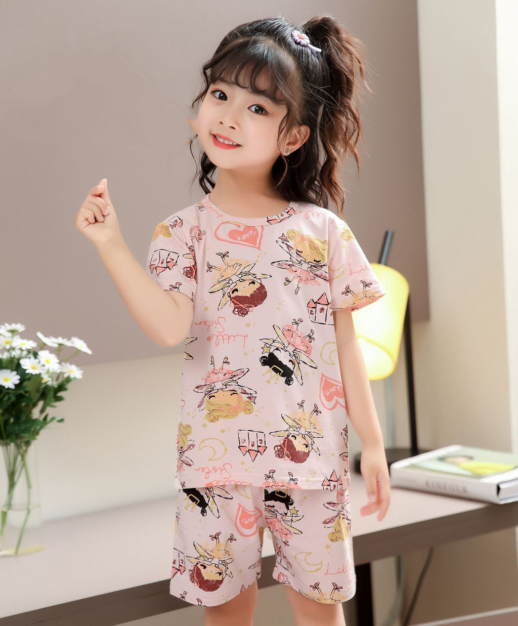 Version coréenne des vêtements et pyjamas pour enfants