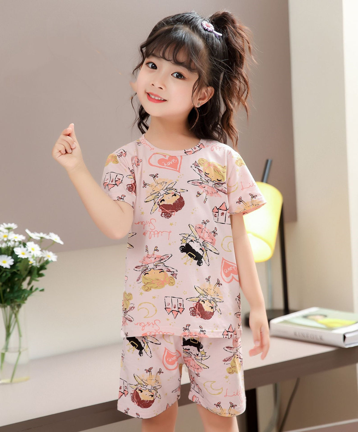 Version coréenne des vêtements et pyjamas pour enfants