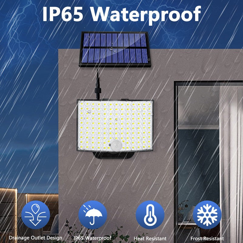 LED Solar PIR Motion Sensor Wall Light Outdoor Garden Sécurité Flood Street Lampe