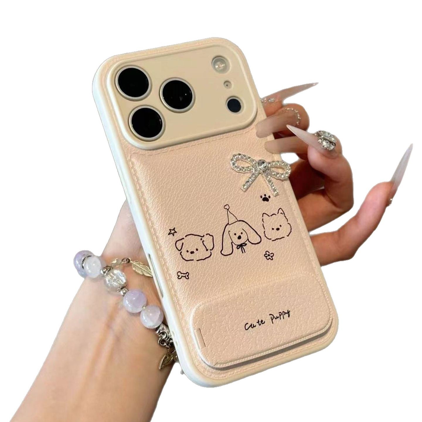 Cas téléphonique haut de gamme de noeuds Bow