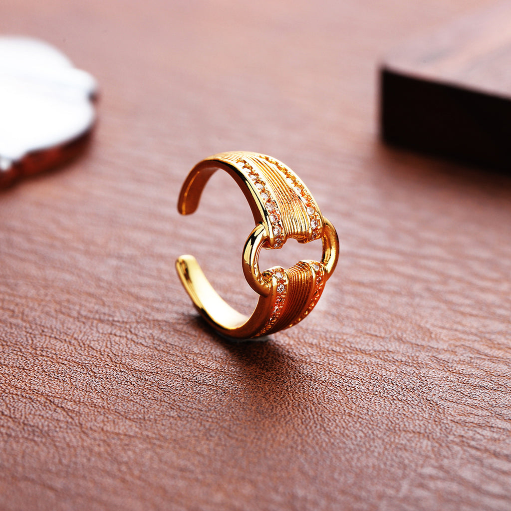 Bague réglable barco perle de luxe légère pour les femmes