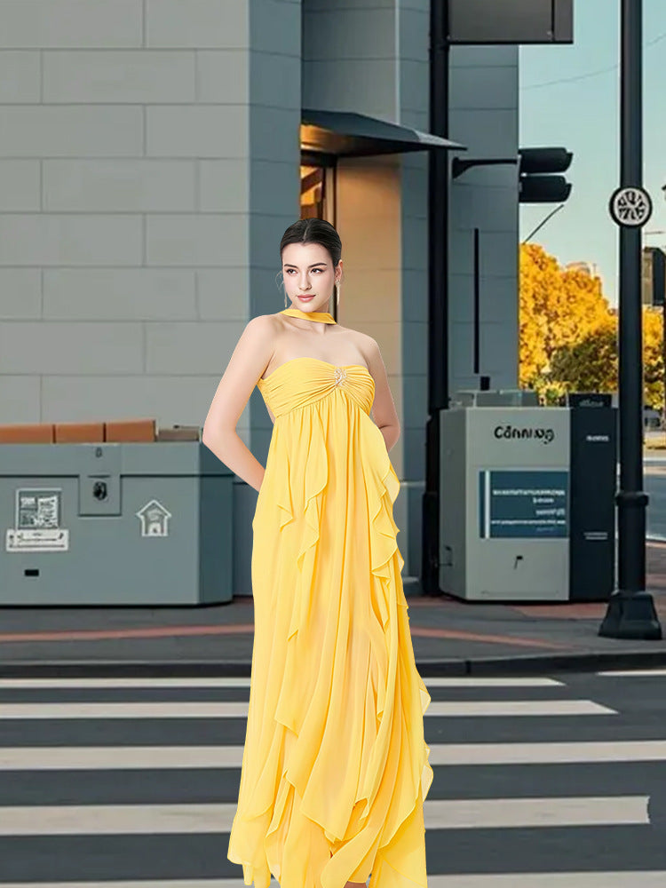 Robe sans haltère sans dos