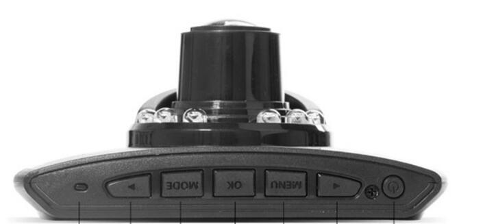 HD Dual-Lens Enregistreur de conduite caché