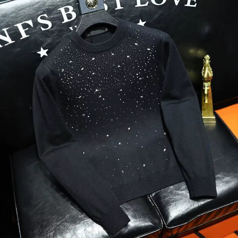Homme AutumnHiver Crew-Neck Slim-Fit En bas