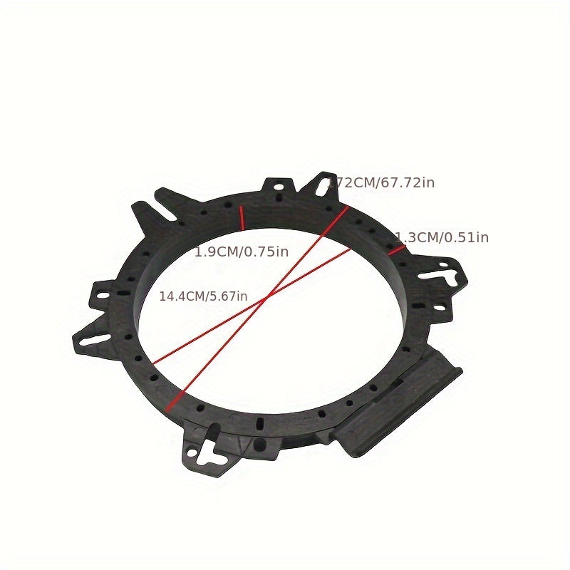 6.5 Adaptateur de haut-parleur universel OEM pour 6.5 Haut-parleurs - Plaques de montage pour haut-parleurs de voiture