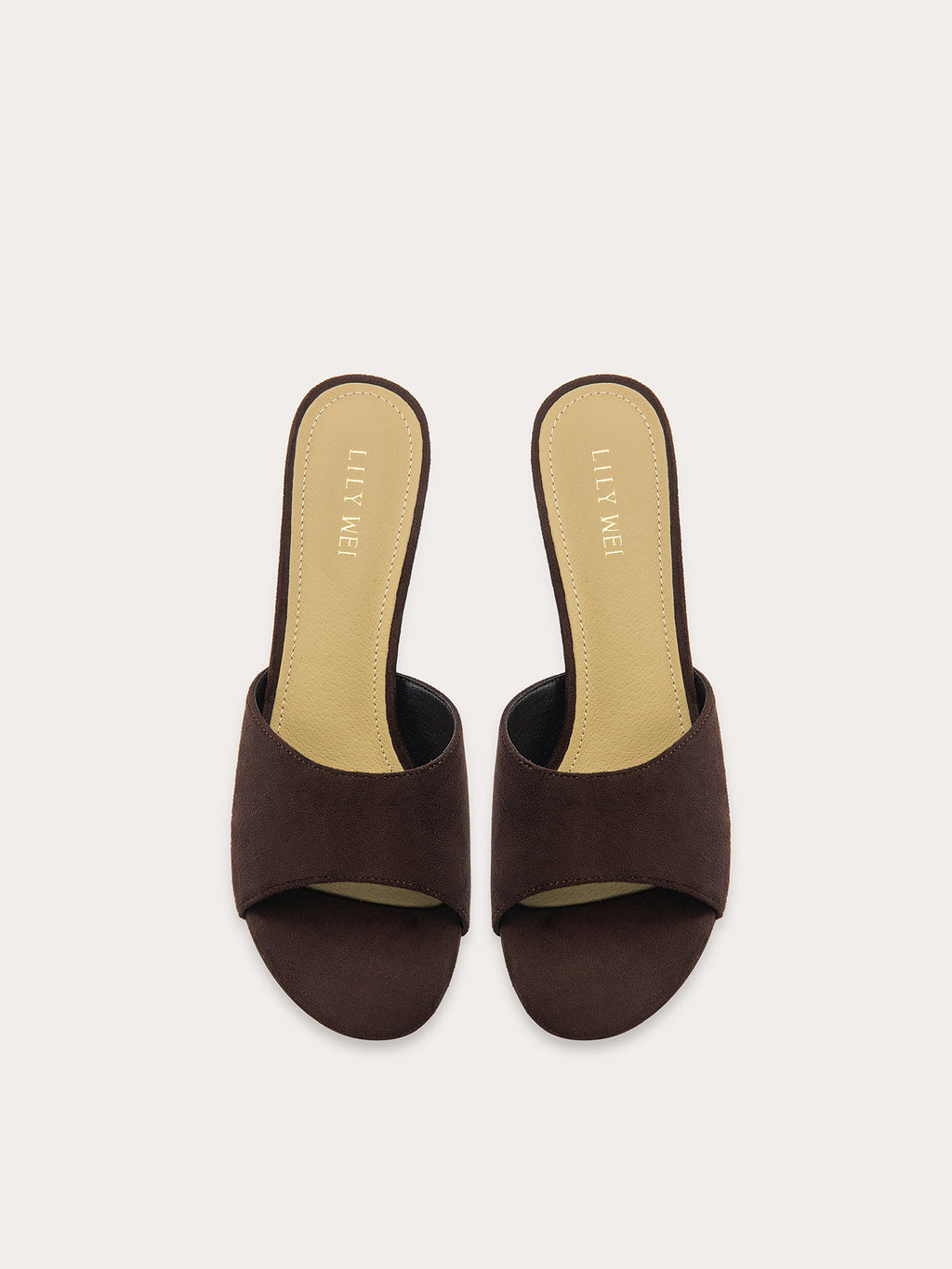 Sandales brunes foncées pour femmes