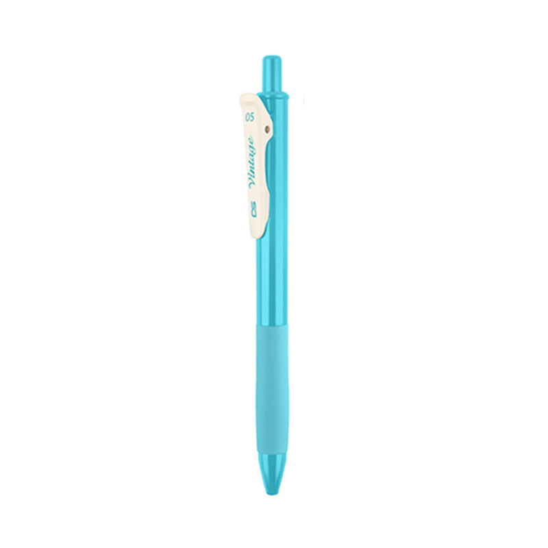 Rétro couleur Gel stylo ensemble de papeterie étudiante