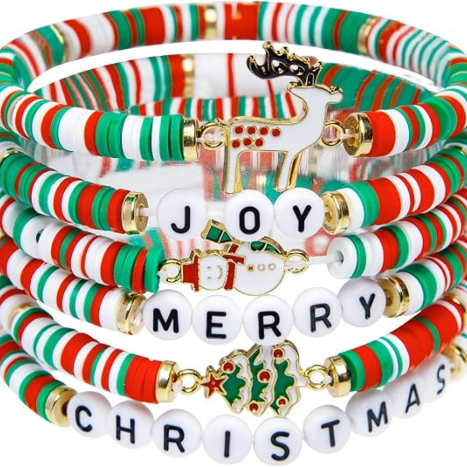 Set de bracelets de Noël 6PCS