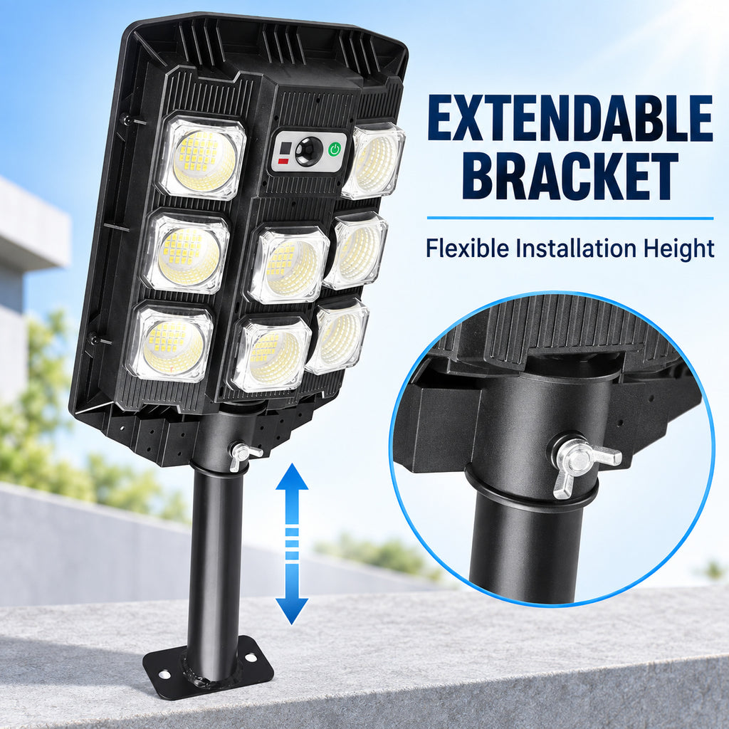 Solar Powered Motion Sensor Garden Light W7101A 3 Pour la décoration de jardin LED Landscape Lighti