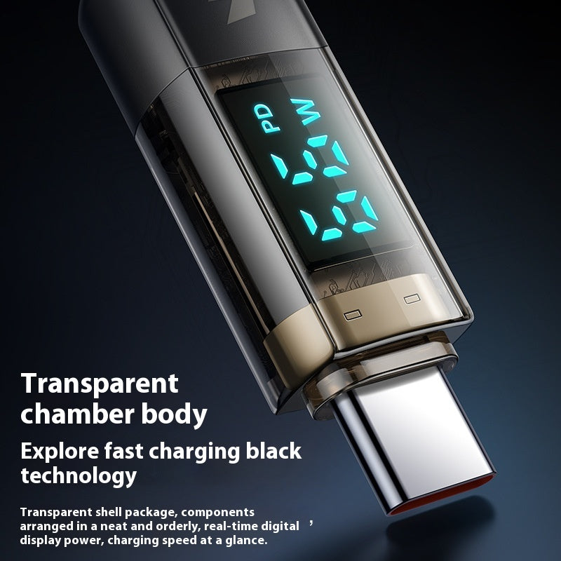 Shadow Blue Series Affichage numérique Smart Power-off Câble de données