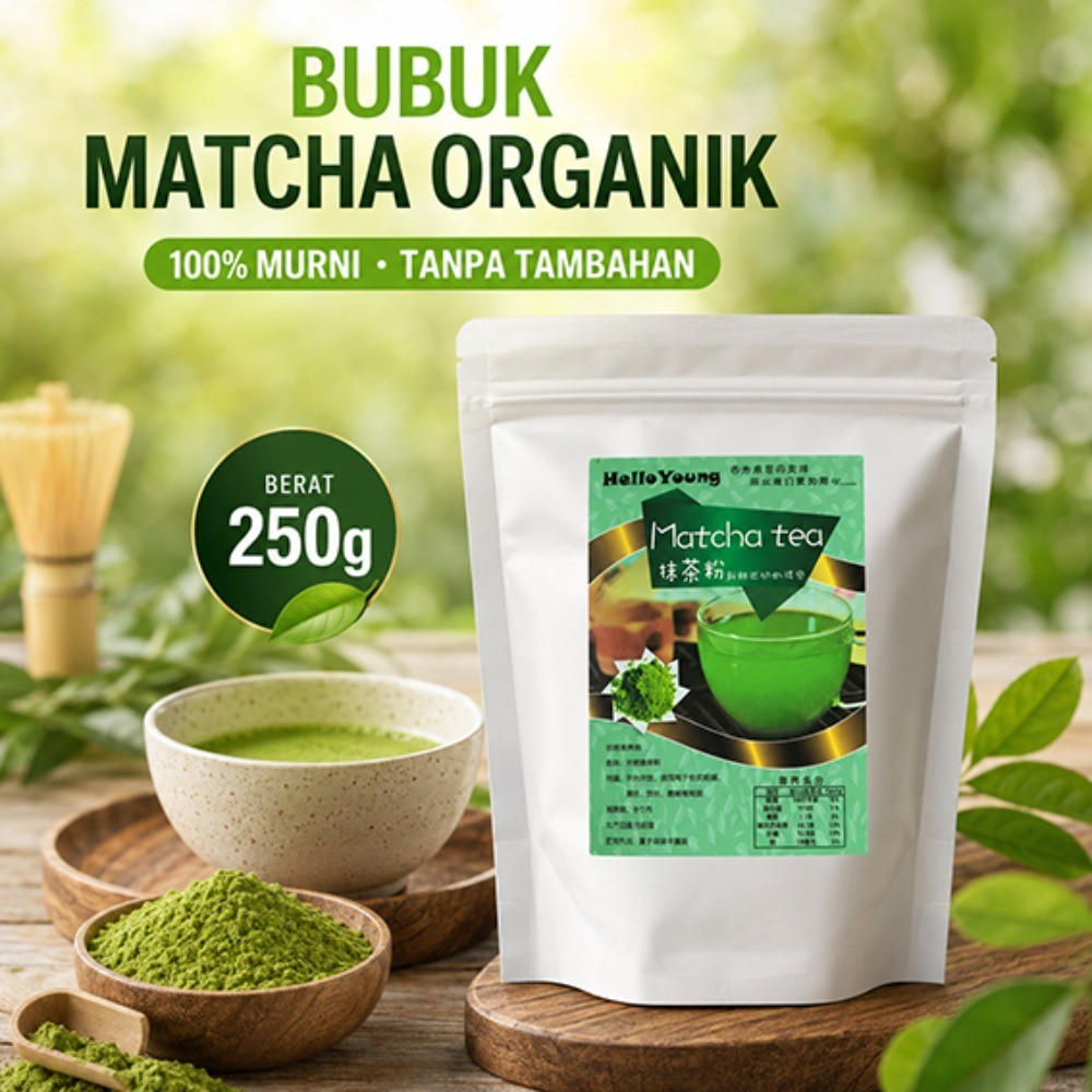 CIFbuy poudre de Matcha biologique 250g thé vert naturel japonais