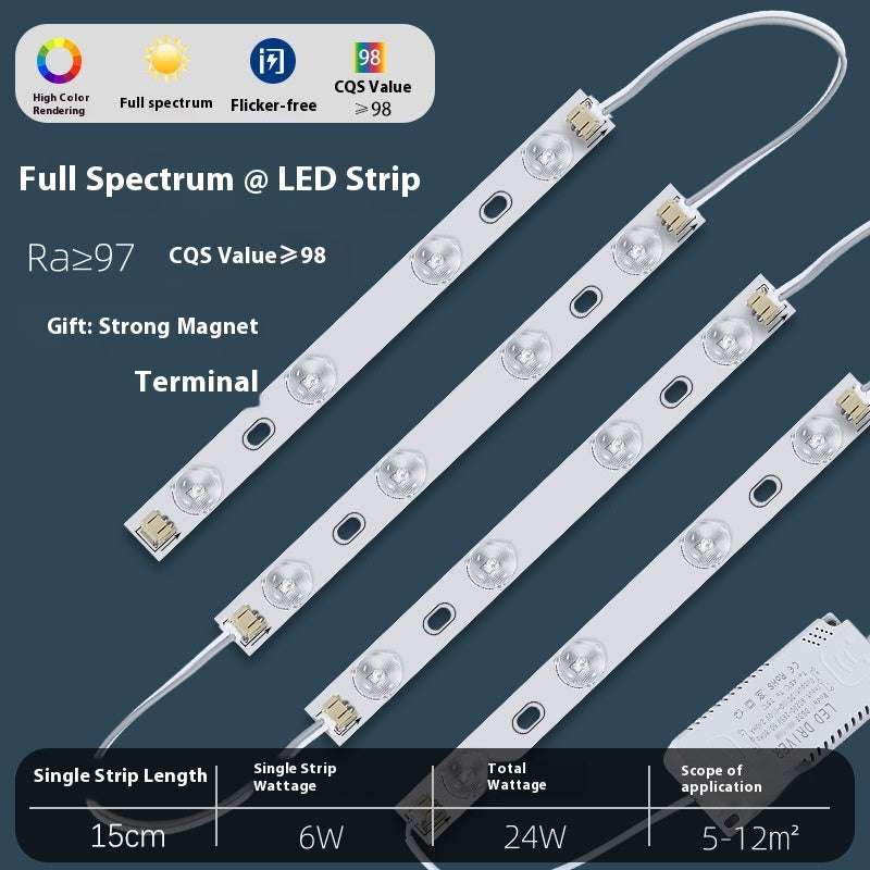 Plein spectre Led Super Bright Patch remplacement source de lumière Plafond plaque de base de lampe