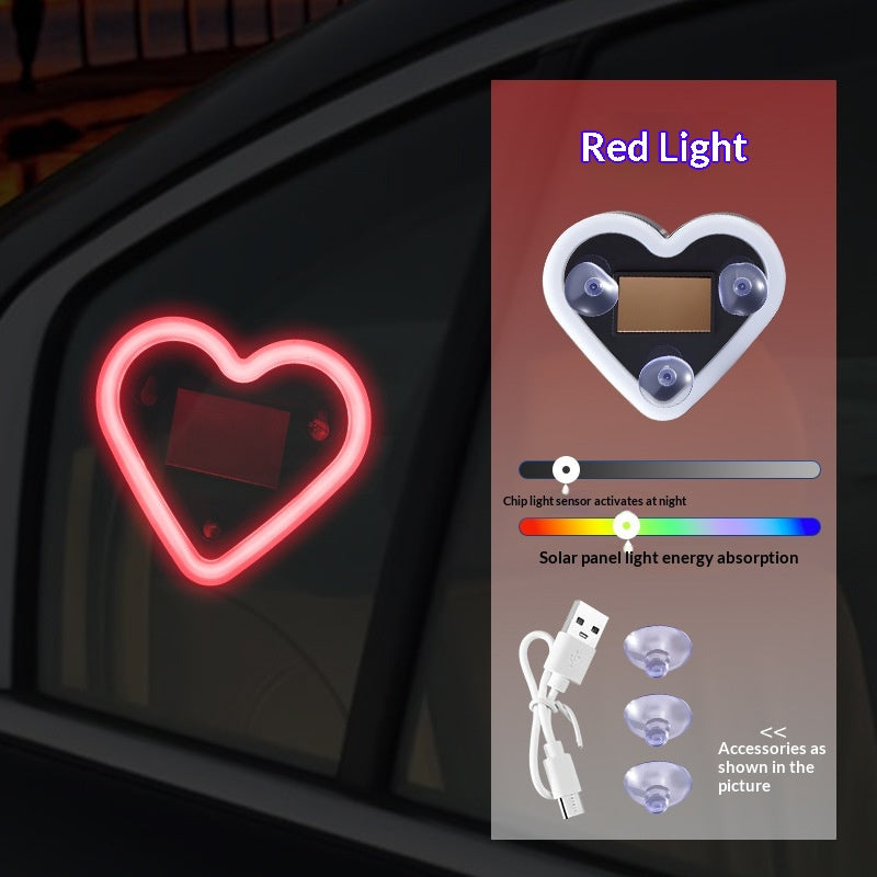Lumière d'humeur décorative à moteur solaire sur le thème de la voiture
