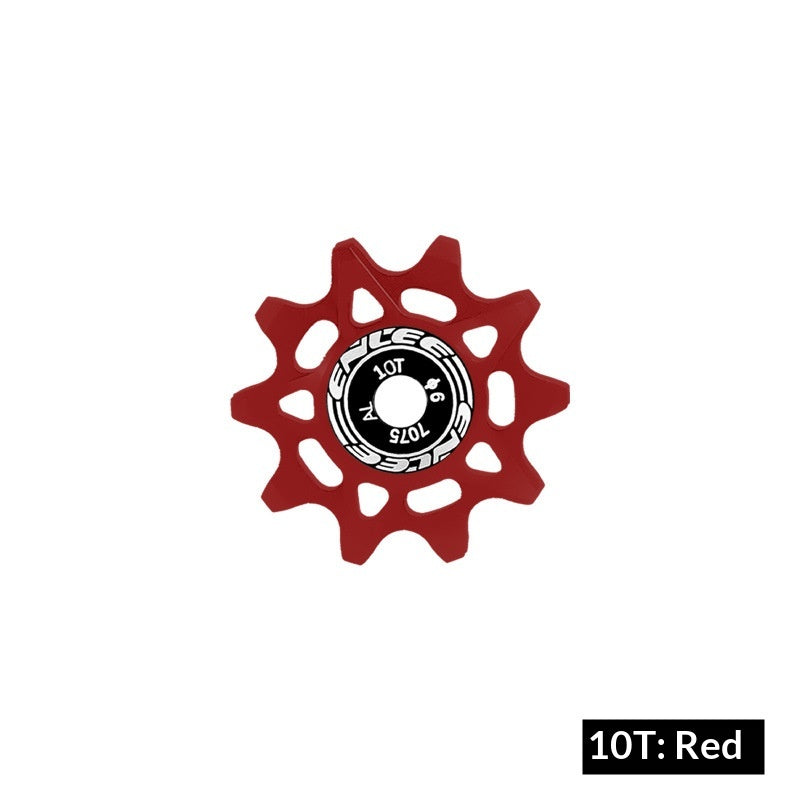Positive derailleur and negative teeth