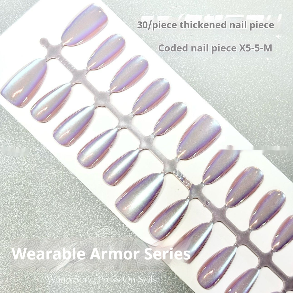 Électroplating Cat's Eye 10 Lettre de fleur passant par le vent Net Red Aurora Armor porter Armor