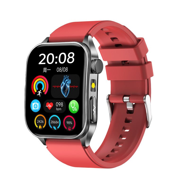 Smart Health Watch BP HR ECG lipides sanguins Uric Acid Calls 650nm Laser Therapy
