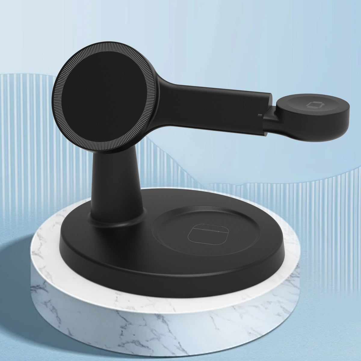 15W Electric Desktop Wireless Charging Stand for Magnetic Fast Charge Mobile Phones