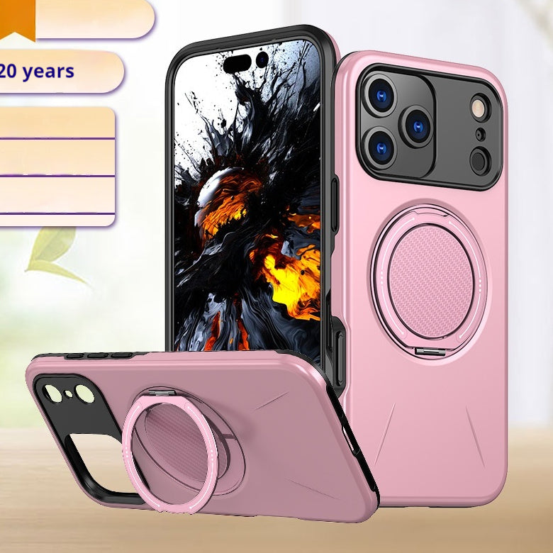 Convient pour 17Pro cas de téléphone rotative Damping Magnetic Bracket Deux-en-un