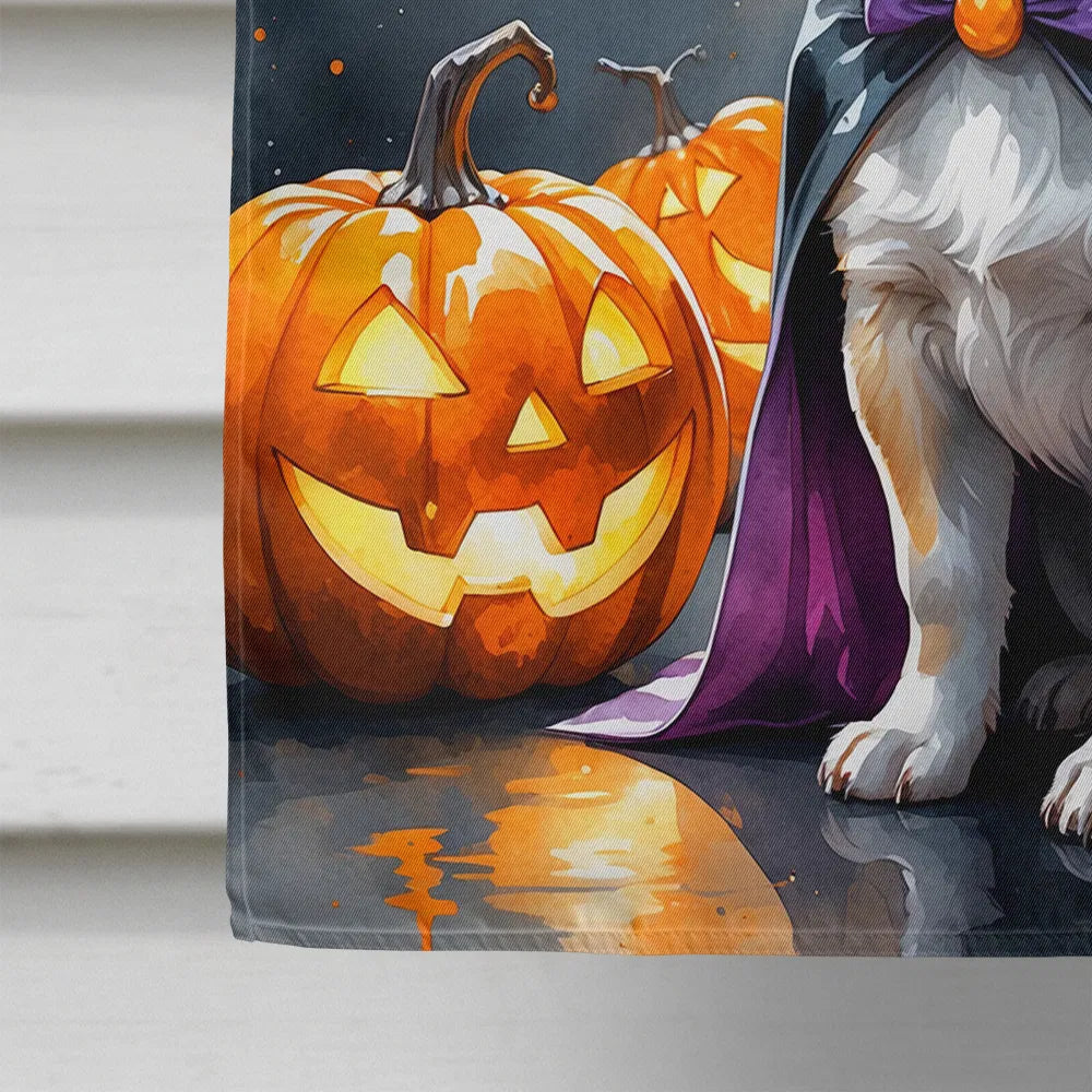 Chihuahua Puppy Maison d'Halloween Drapeau Grand Porc Manches Pole décoratif à l'extérieur de la cour Banne