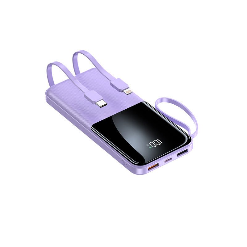 Charge rapide avec câble 20000mAh Grande capacité Portable Portable Power Pack