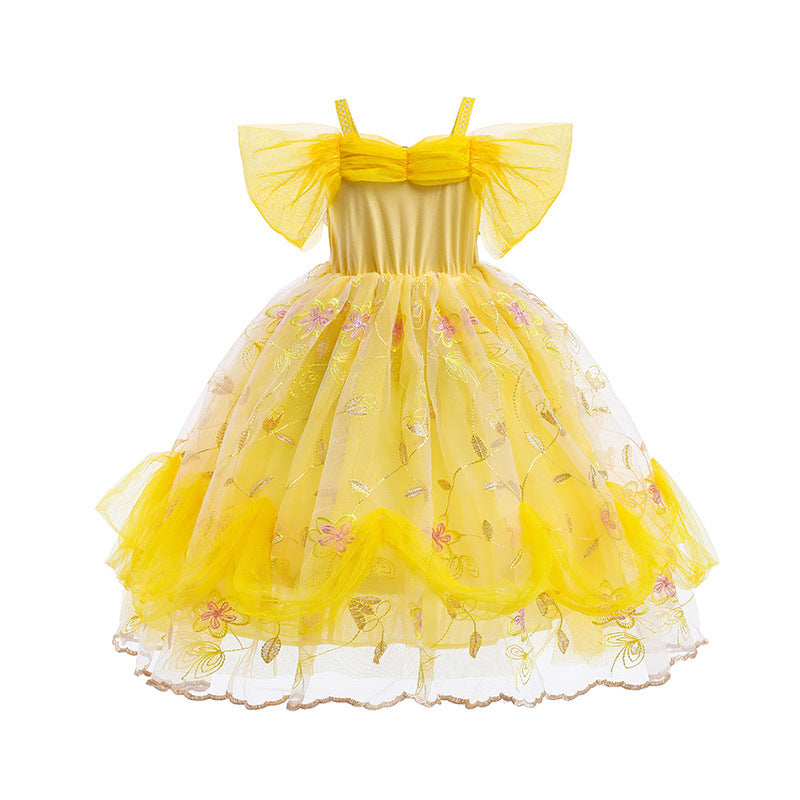 Filles Belle Princesse Costume Coton Blend