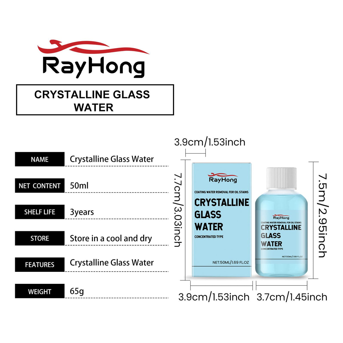 RAYHONG Fluide pare-brise concentré
