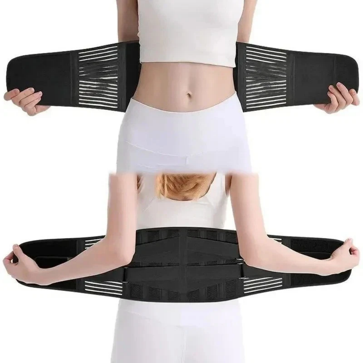 Ceinture réglable de soutien lombaire pour hommes femmes douleur