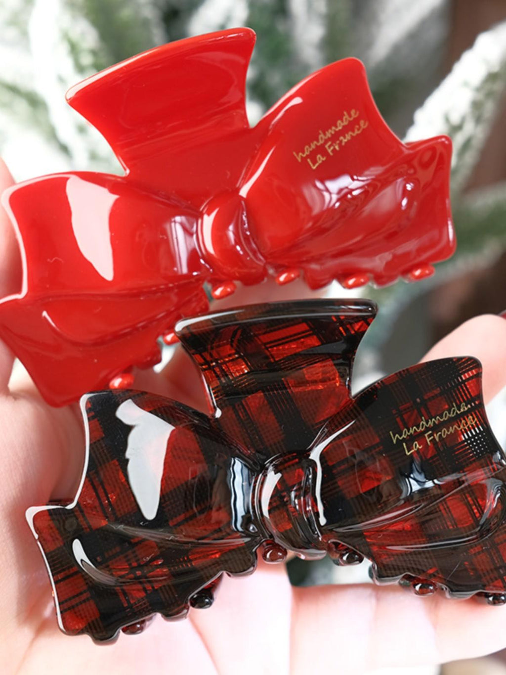 Poignée d'acide acétique rétro Riche femme au foyerMême style Shark ClipHair Grab