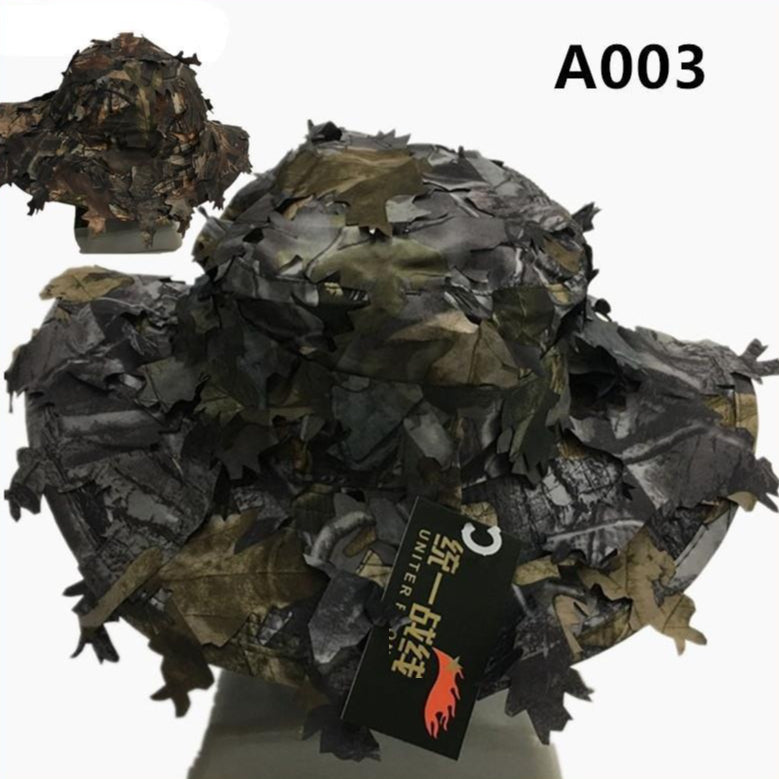 Chapeau chinois d'éventail militaire de plein air bionique Dome Camouflage