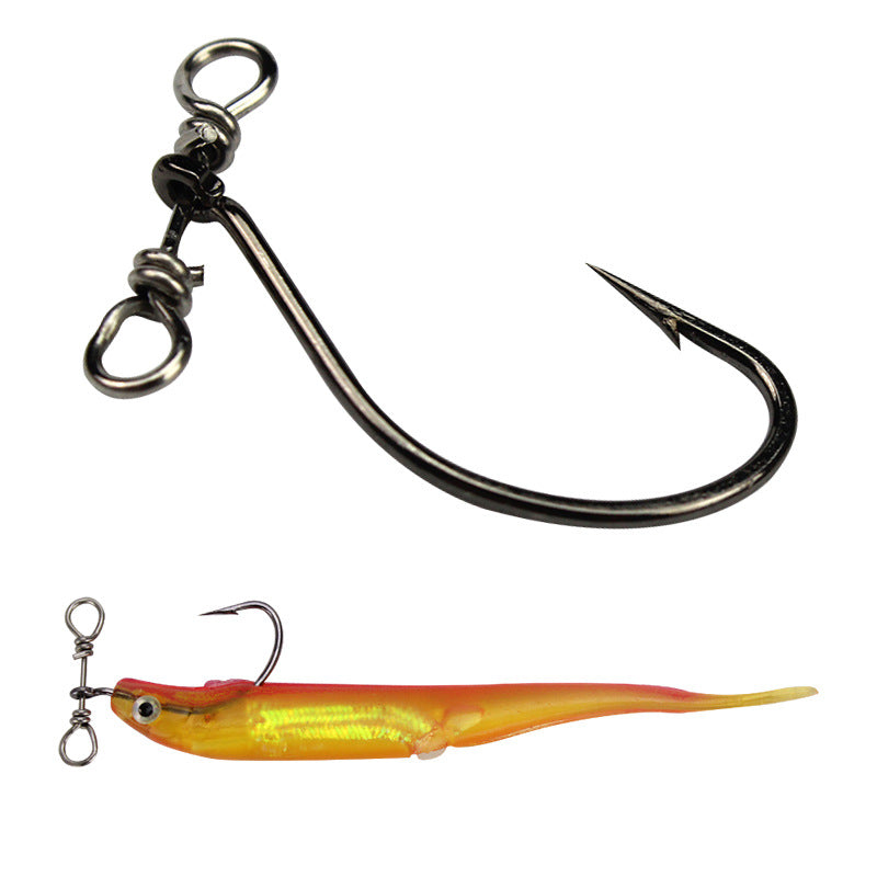 Simple black nickel hook balance with double holes