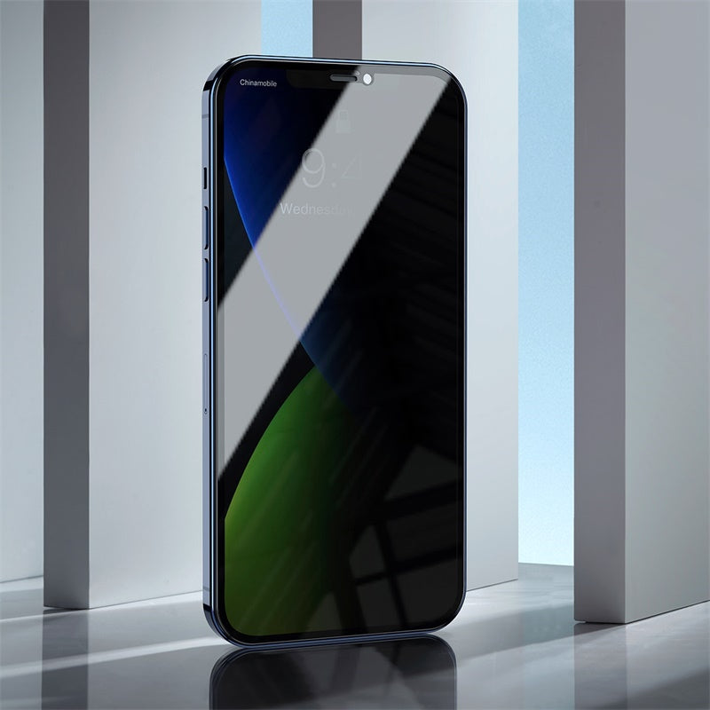 0.3mm Full Screen Curved Privacy Film trempé pour IP 5.4 pouces deux pièces noir