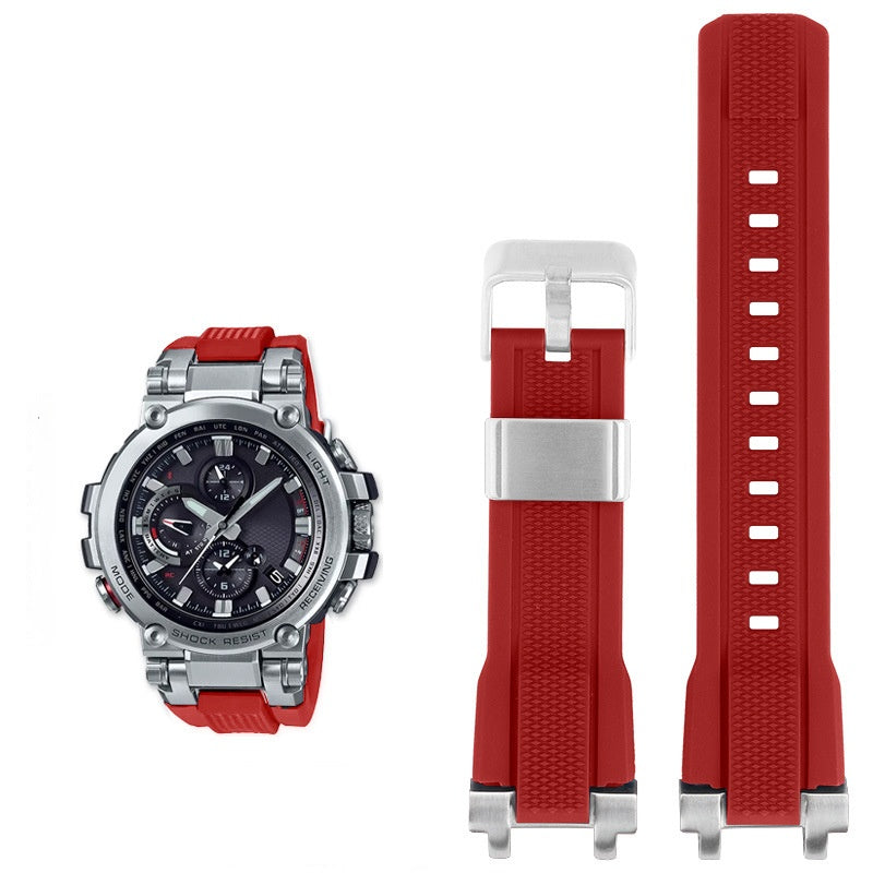 Accessoires de bracelet de montre pour hommes en silicone de résine modifiée