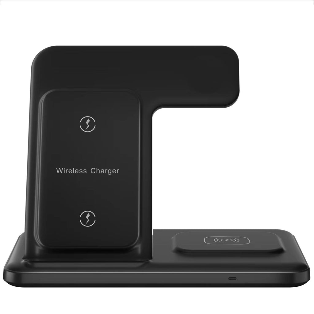 Chargeur sans fil 3-en-un de la base de charge rapide du rail vertical