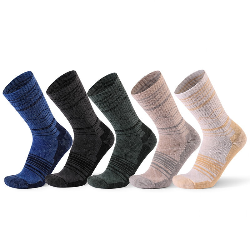 Chaussettes de sport chaudes en laine pour hommes et femmes