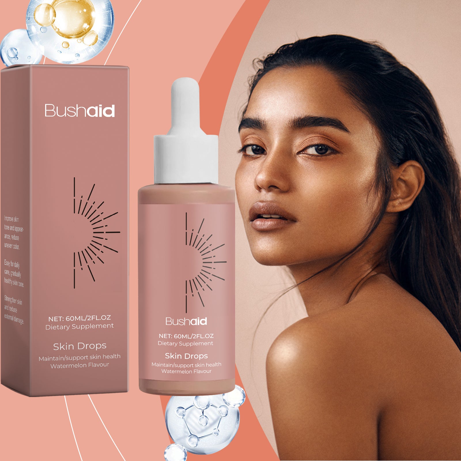 Gouttes de bronzage naturelles sans soleil